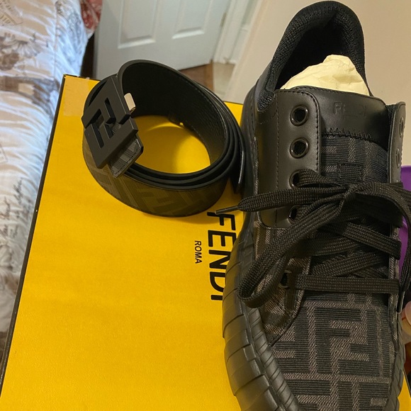 Fendi Other - COPY - Size 10 mans fendi shoes (matching belt not included)